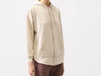 Soft Woven Hooded Oversize Women's Tunic Sweatshirt - 97302