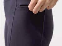 Anthracite Polyester Flexible Standard Fit Performance Women's Tights - 94667