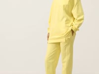 Lemon O Collar Basic Oversize Women's Tracksuit Tunic Set - 95347
