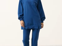 Parliament O Collar Basic Oversize Women's Tracksuit Tunic Set - 95347