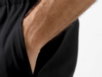 Black Standard Fit Weaving Lightweight Flexible Chino Shorts - 81291