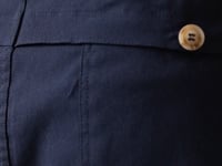 Navy Standard Fit Weaving Lightweight Flexible Chino Men's Shorts - 81292