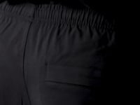 Black Standard Fit Weaving Lightweight and Flexible Chino Trousers - 82180