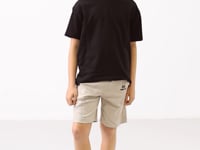 Black-Stone Cotton Oversize Fit Weaving Lightweight Flexible Chino Shorts Set - 11276