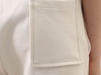 Beige cotton soft woven Standard Fit Basic shorts - 11293