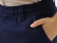 Navy Standard Fit Weaving Lightweight Flexible Chino Boys Trousers - 11271