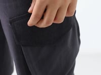 Grey Standard Fit Weaving Lightweight Flexible Chino Boys Trousers - 11271