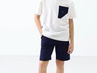 Cotton oversized fit woven lightweight elastic Chino Shorts set - 11278