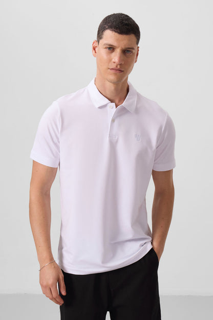 Standard Fit Basic Polo Collar Pack of 3 Black and White with a Men's T-Shirt