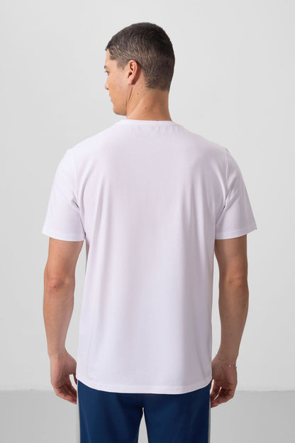 Standard Fit Basic O Collar Pack of 3 white male T-Shirt 87911