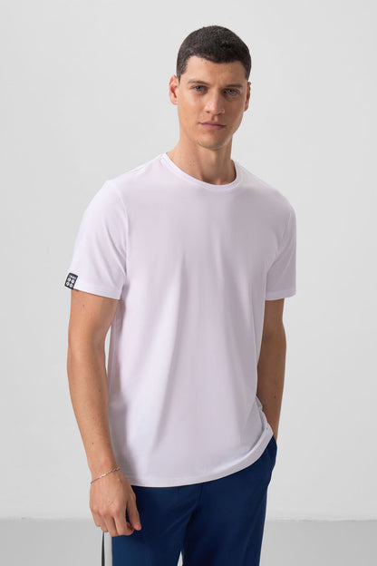 Standard Fit Basic Pack of 3 Black and white and blue Men's T-Shirt 87911