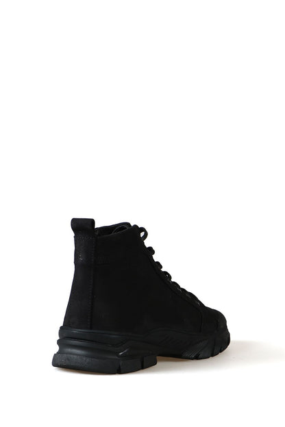 Pisa Genuine Leather Black Outdoor Men's Boots