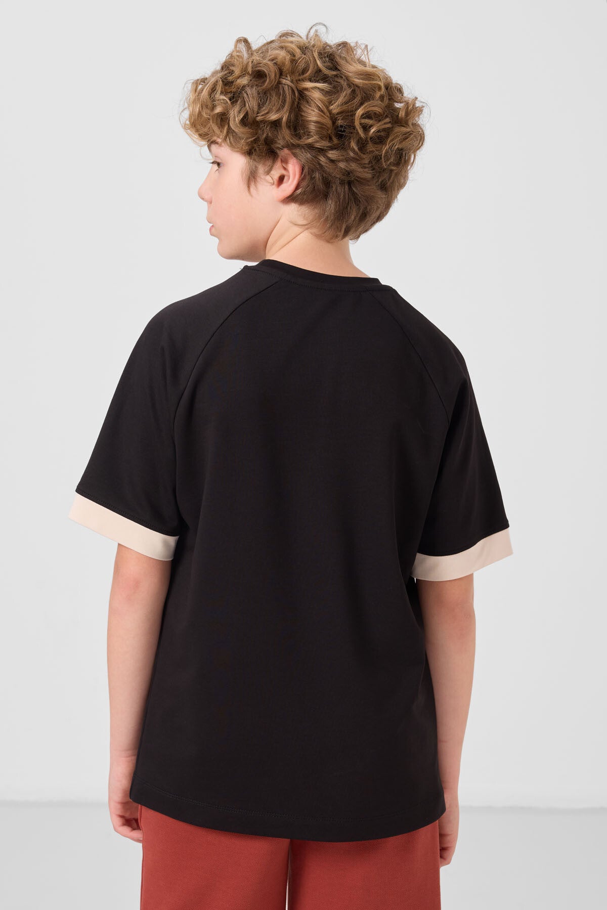 Oversized Pocket Detailed Boys T-Shirt - 11295