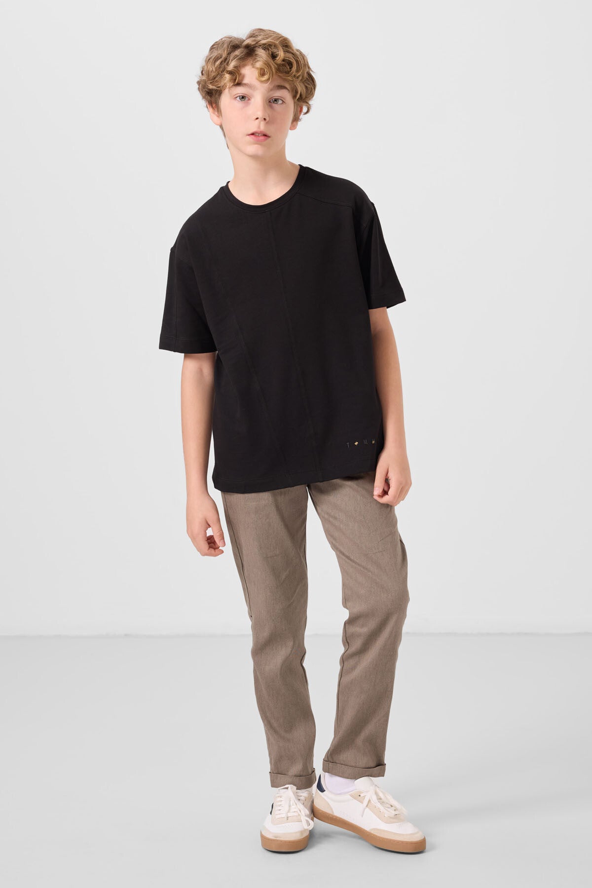 Oversize Basic Boys T-Shirt - 11297