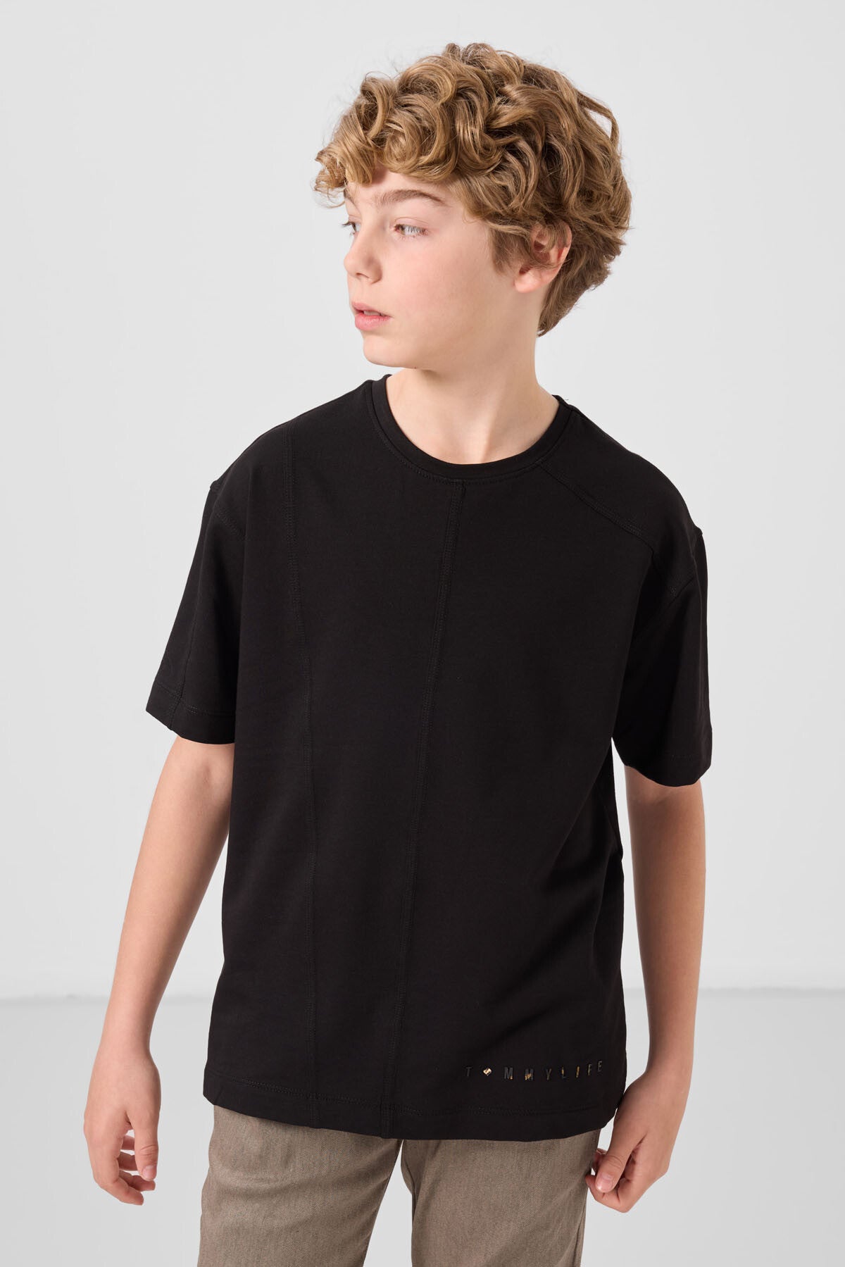 Oversize Basic Boys T-Shirt - 11297