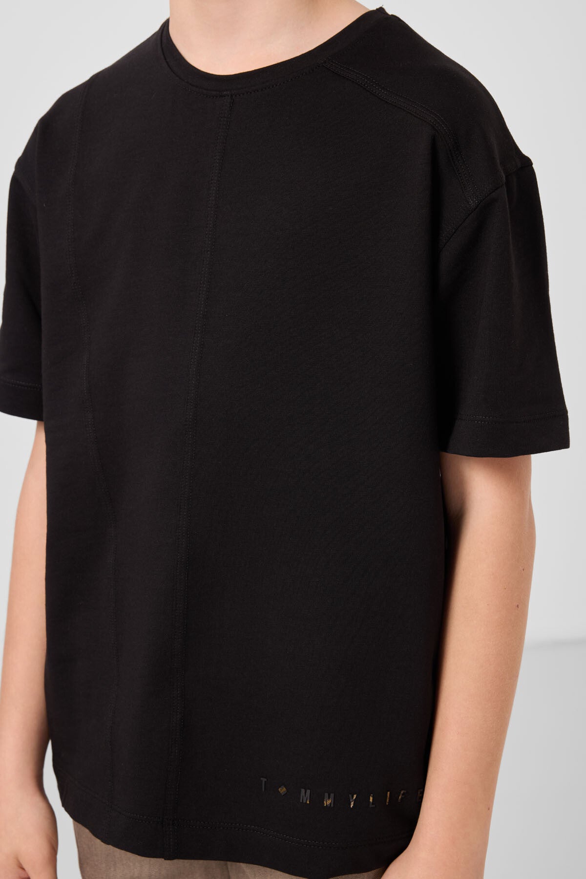 Oversize Basic Boys T-Shirt - 11297