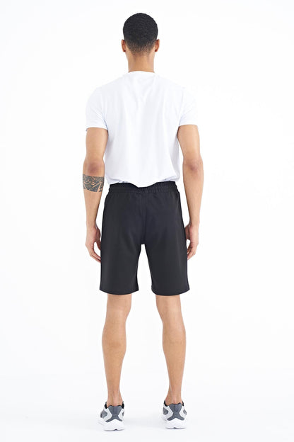 Ryan Black Striped Standard Fit Men's Shorts - 81239