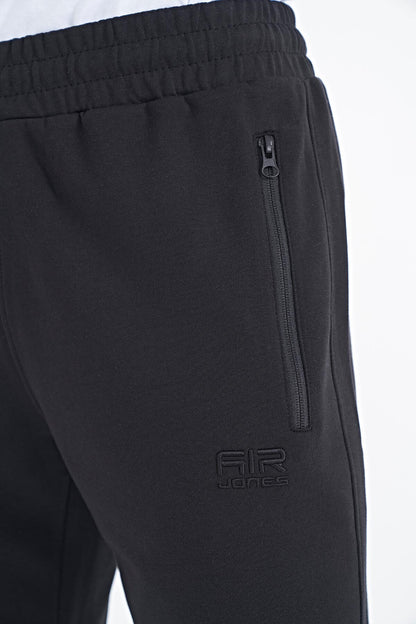 Ryan Black Striped Standard Fit Men's Shorts - 81239