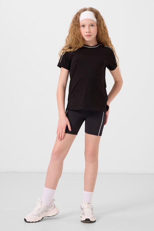 Black Flexible Standard Fit Basic Performance Tight - 75189