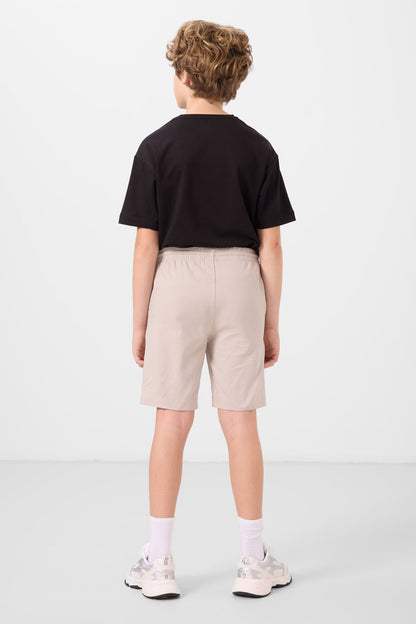 Black-Stone Cotton Oversize Fit Weaving Lightweight Flexible Chino Shorts Set - 11277