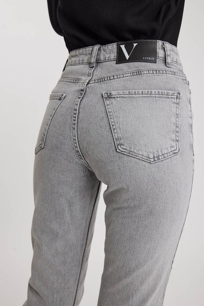 SLIM FIT CROP JEANS