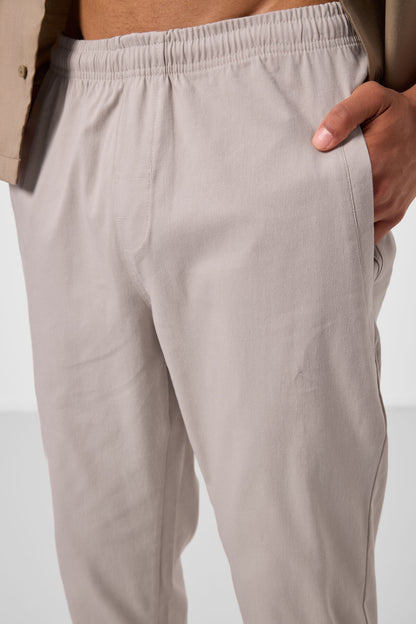 Stone Standard Fit Lightweight Chino Men's Trousers - 82179
