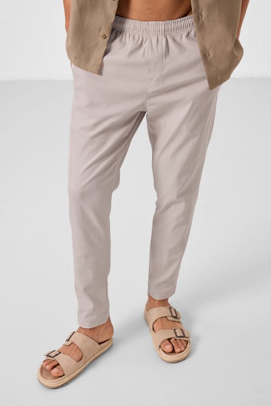 Stone Standard Fit Lightweight Chino Men's Trousers - 82179