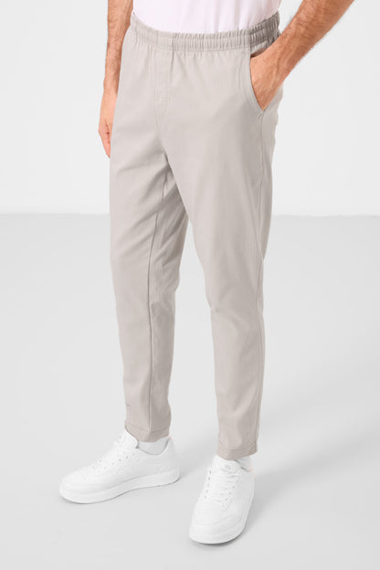 Stone Standard Fit weave lightweight elastic Chino trousers - 82180