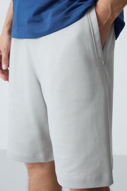Stone Cotton Thick Soft Textured Standard Fit Basic Men's Shorts - 81275