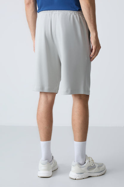 Stone Cotton Thick Soft Textured Standard Fit Basic Men's Shorts - 81277