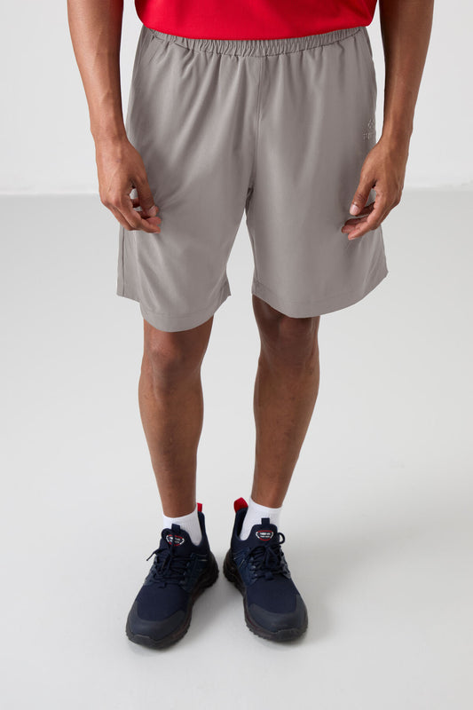 Stone Polyester Thick Soft Comfort Fit Men's Shorts - 81268