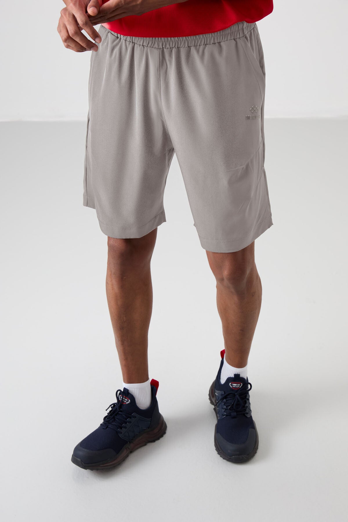 Stone Polyester Thick Soft Comfort Fit Men's Shorts - 81268