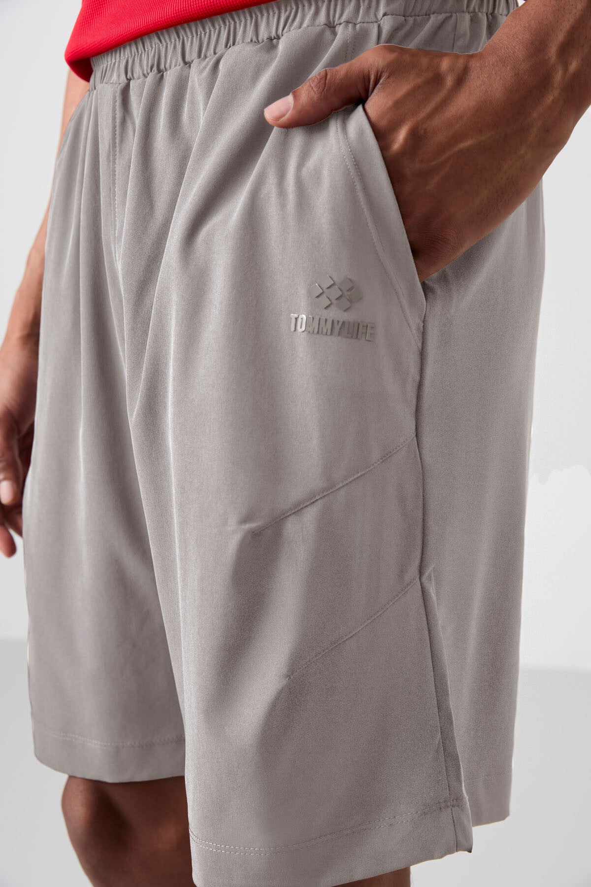 Stone Polyester Thick Soft Comfort Fit Men's Shorts - 81268