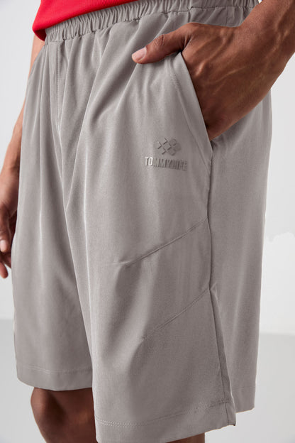 Stone Polyester Thick Soft Comfort Fit Men's Shorts - 81268