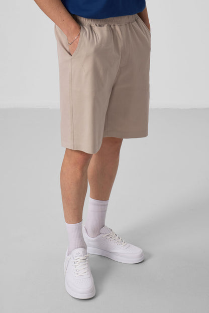 Standard Fit Woven Lightweight Stretch Chino Men's Shorts - 81290