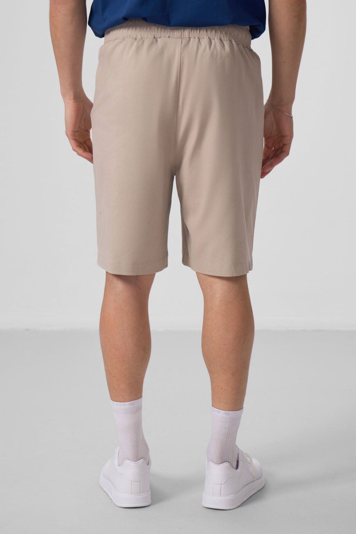 Standard Fit Woven Lightweight Stretch Chino Men's Shorts - 81290