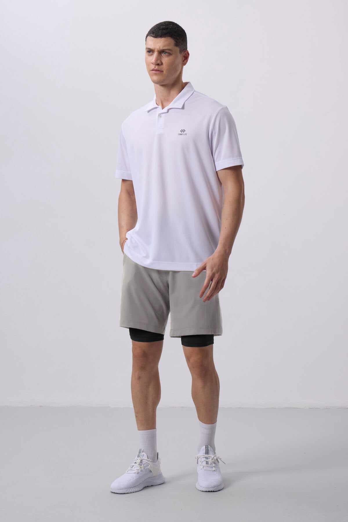 Stone thin, soft standard fit men's shorts - 81287