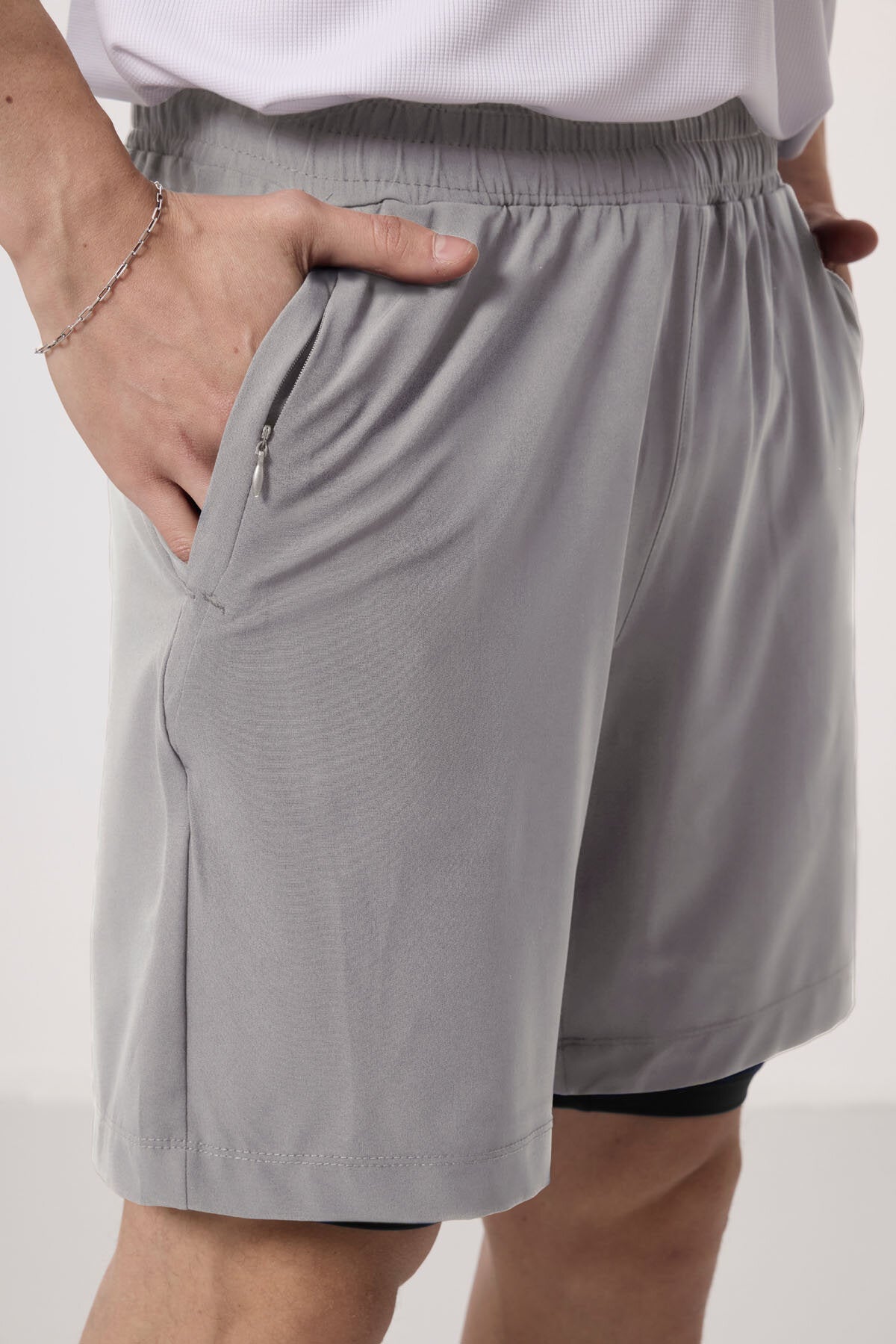 Stone thin, soft standard fit men's shorts - 81287