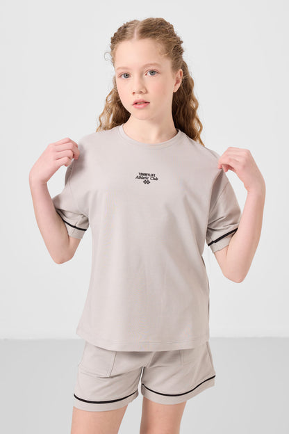 Stone cotton soft woven standard fit basic shorts set - 75183