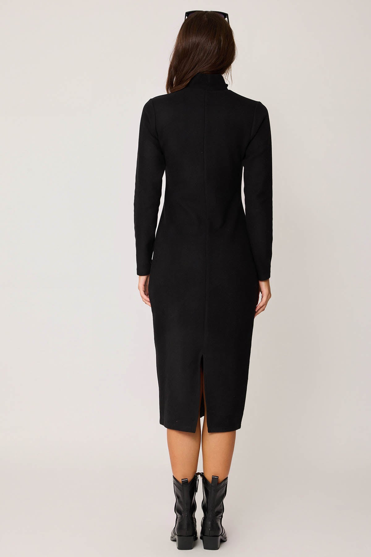 KNITTED DRESS WITH ZIPPERS