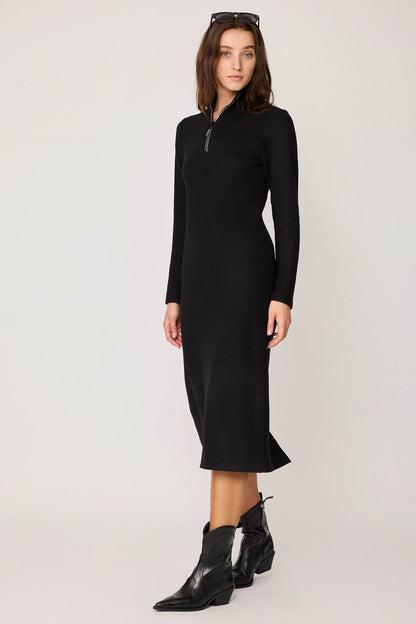 KNITTED DRESS WITH ZIPPERS
