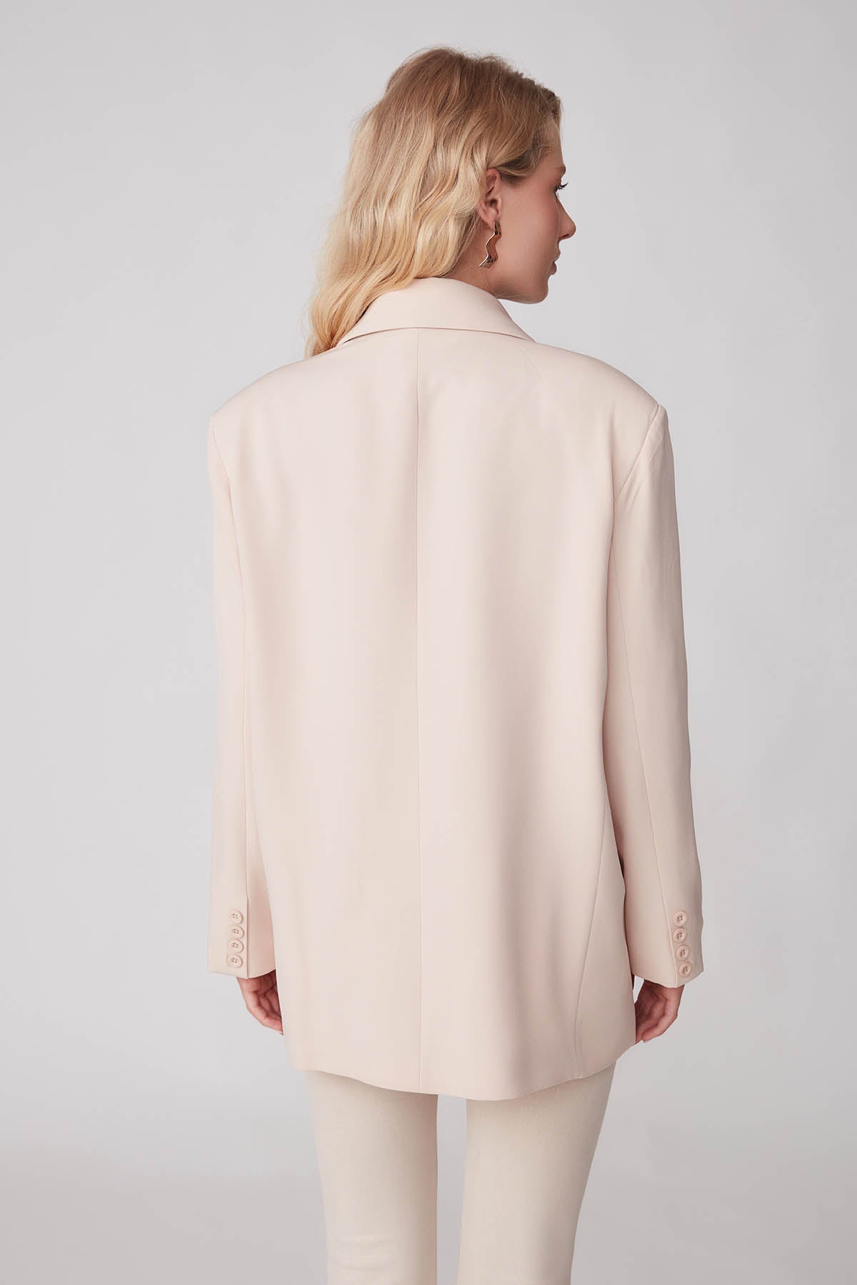 SINGLE BUTTON VATICAN  COMFY BLAZER JACKET