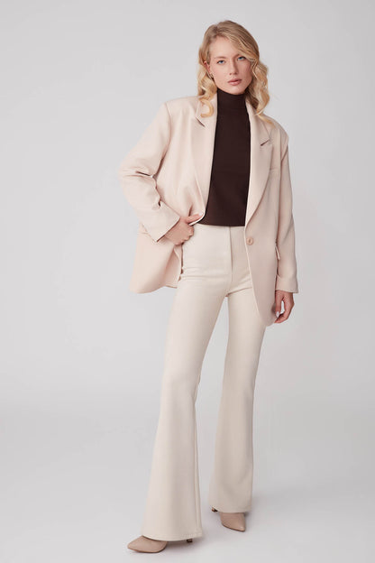 SINGLE BUTTON VATICAN  COMFY BLAZER JACKET