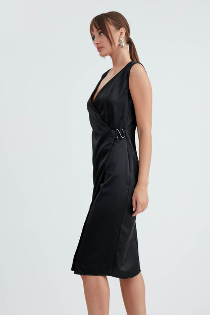 SATIN DRESS