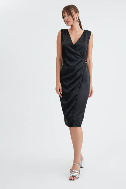 SATIN DRESS