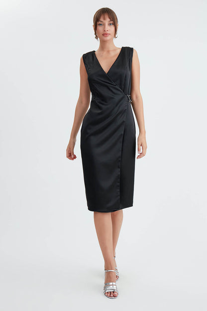 SATIN DRESS