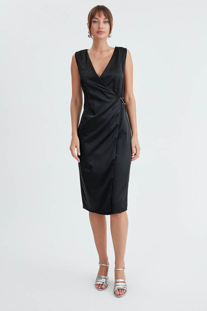 SATIN DRESS