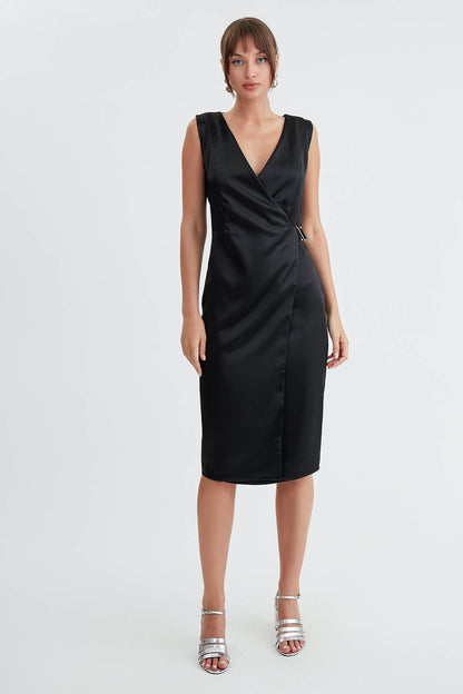 SATIN DRESS