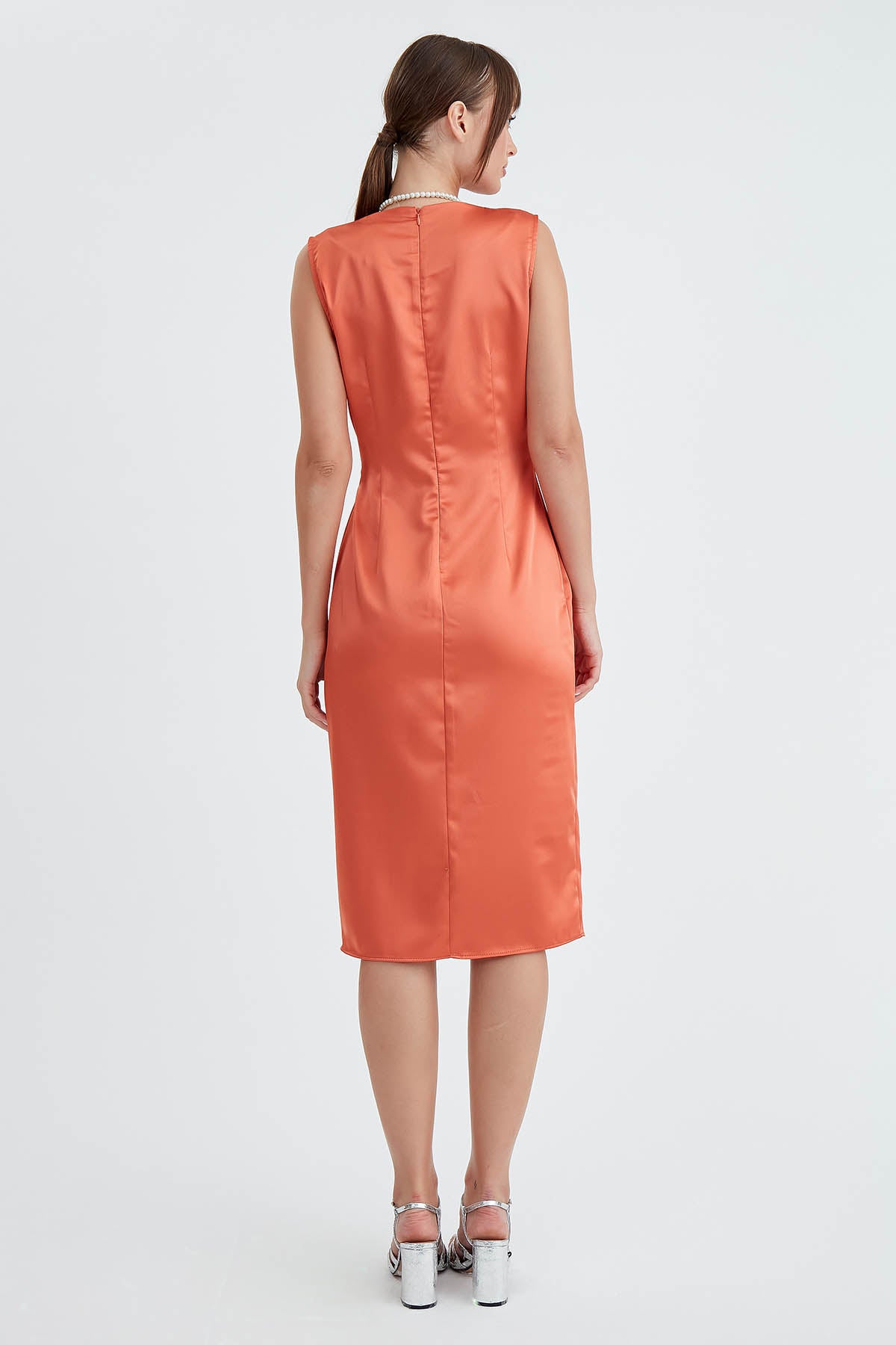 SATIN DRESS