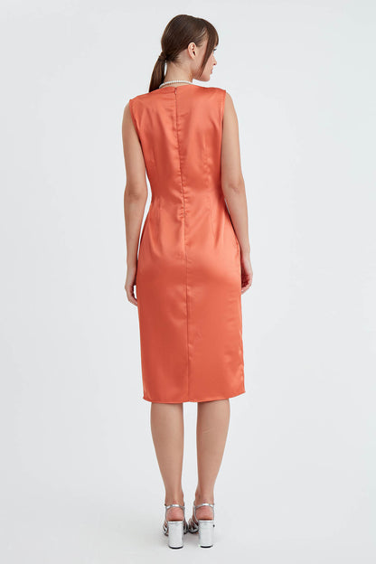 SATIN DRESS